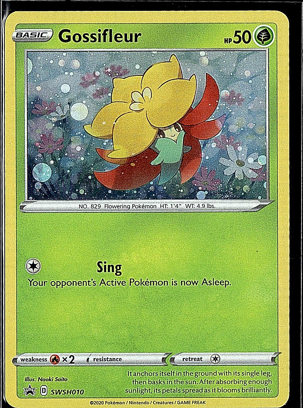 SWSH: Sword & Shield Promo Cards #SWSH010 Gossifleur