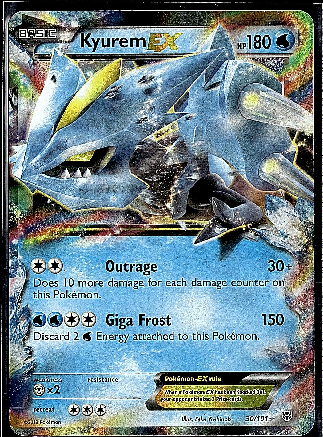 Plasma Blast #30/101 Kyurem EX