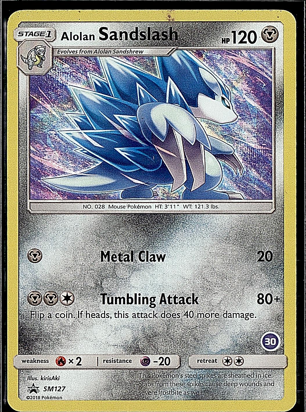 SM Promos #SM127 Alolan Sandslash