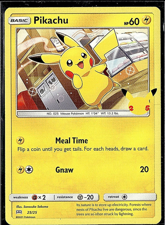 McDonald's 25th Anniversary Promos #025/025 Pikachu