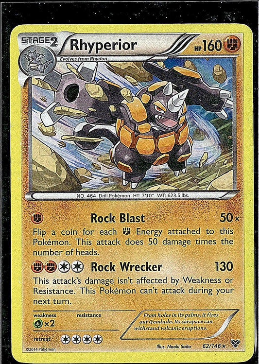 XY Base Set #62/146 Rhyperior