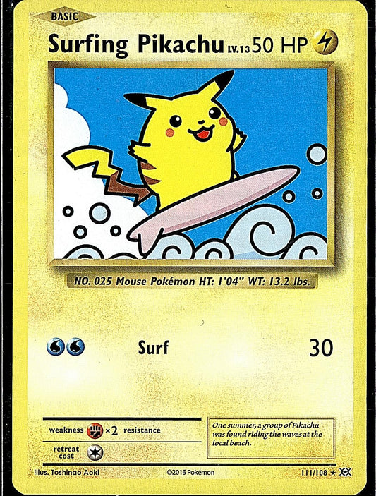 XY - Evolutions #111/108 Surfing Pikachu