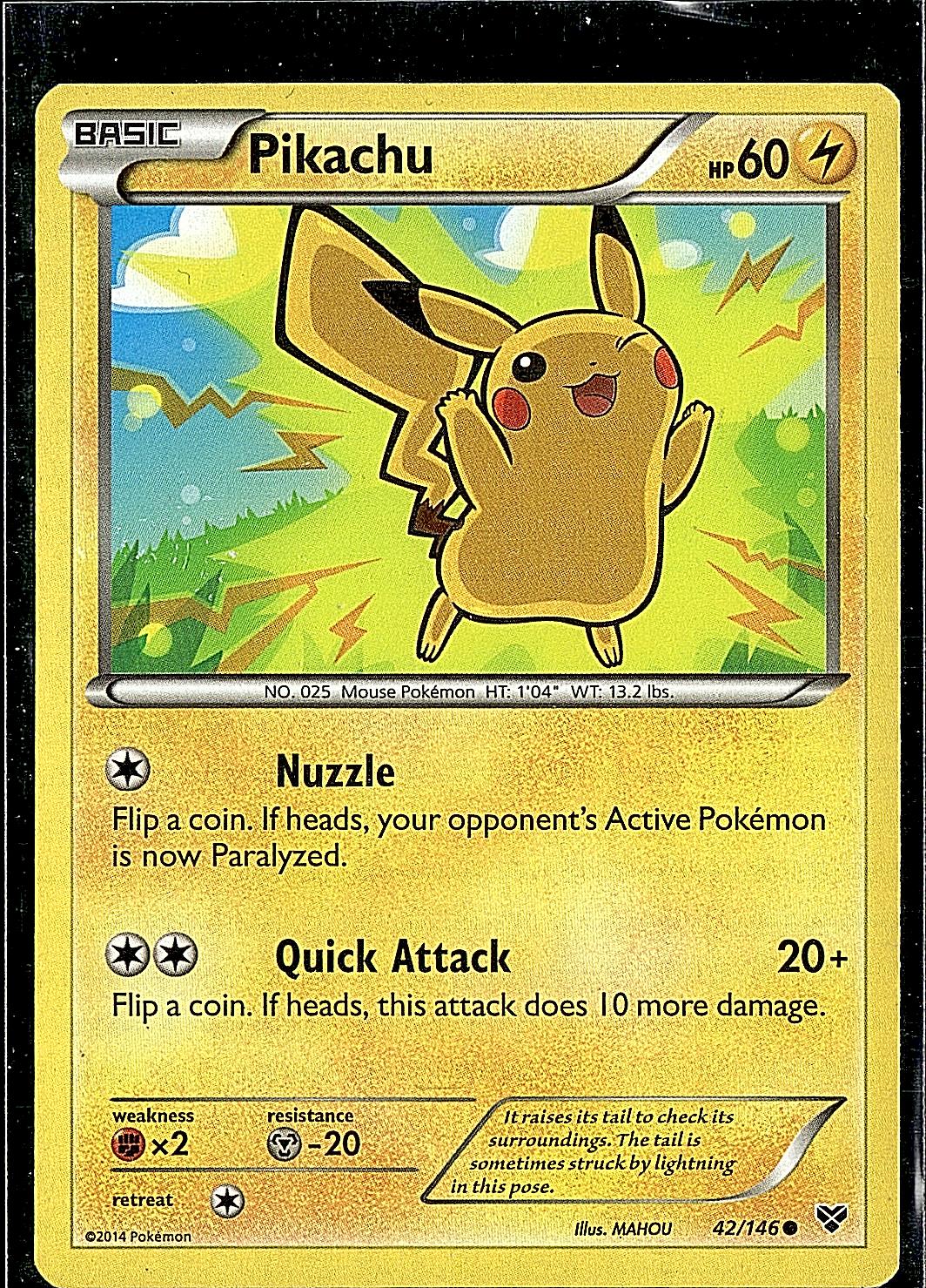 XY Base Set #42/146 Pikachu