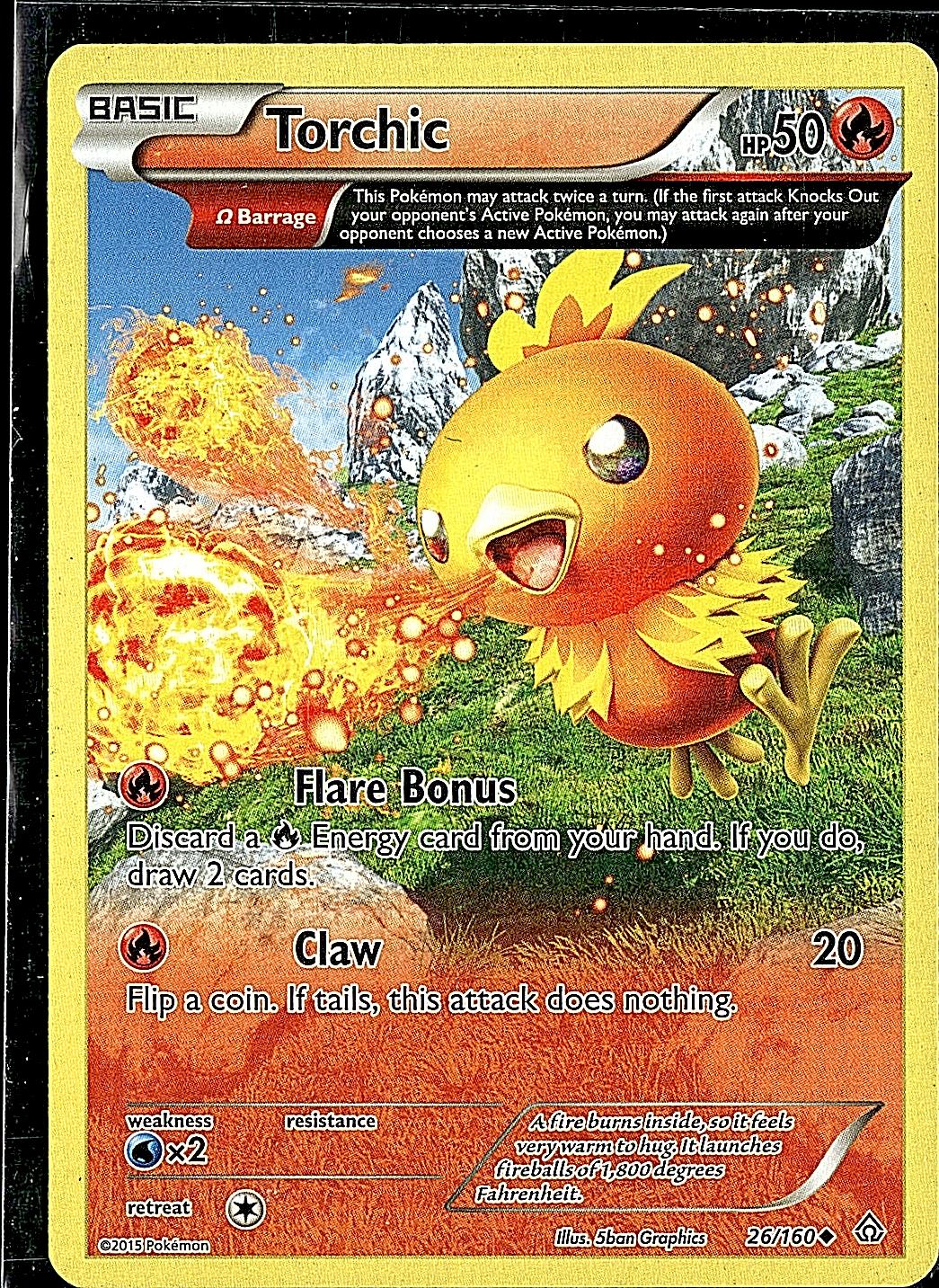 XY - Primal Clash #26/160 Torchic (Omega)