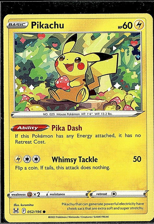 SWSH11: Lost Origin #052/196 Pikachu