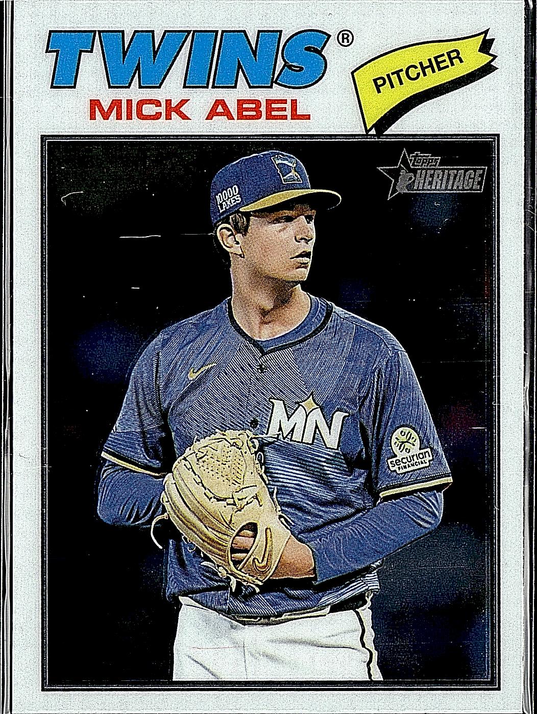 2026 Topps Heritage #292 Mick Abel Chrome