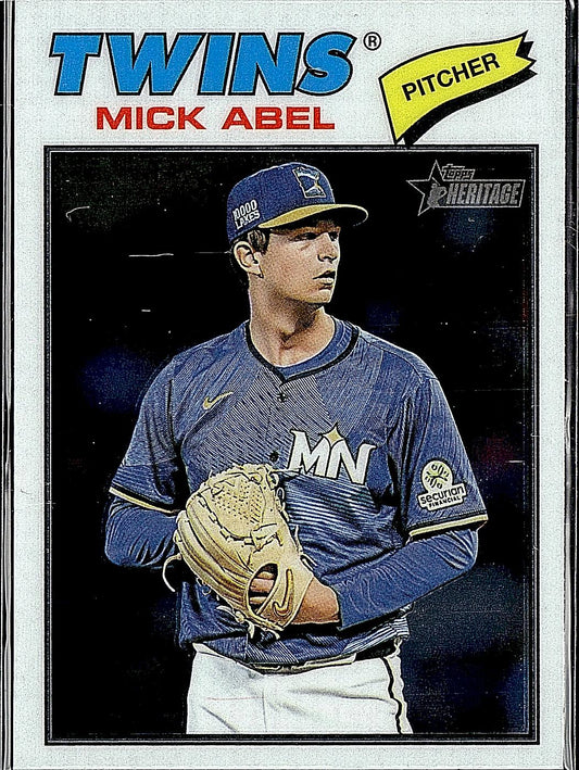 2026 Topps Heritage #292 Mick Abel Chrome