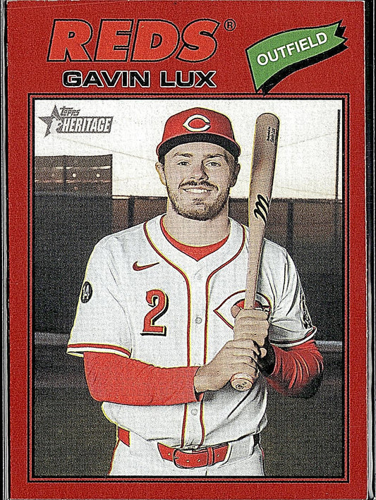 2026 Topps Heritage #352 Gavin Lux Red