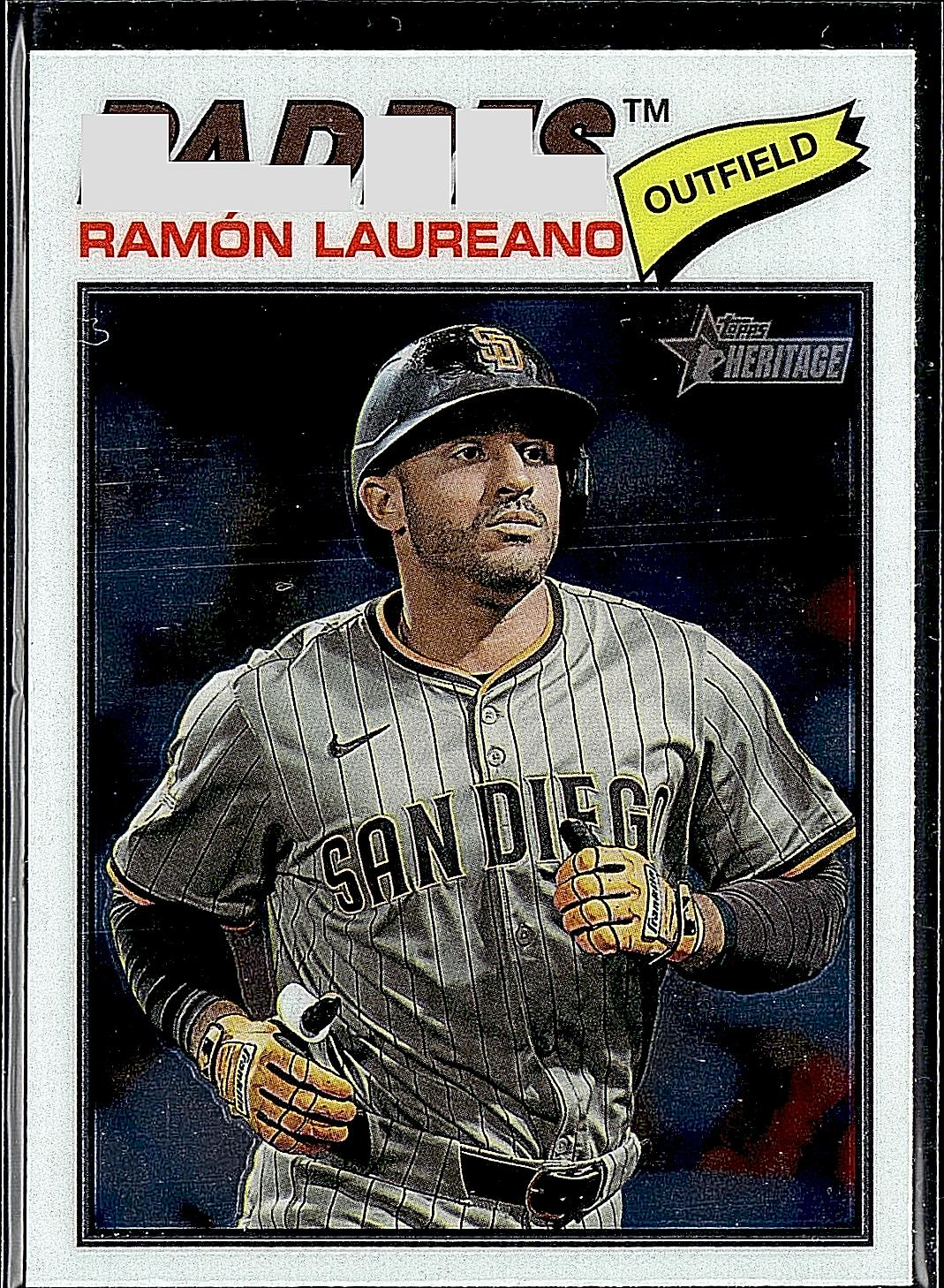 2026 Topps Heritage #89 Ramón Laureano Chrome