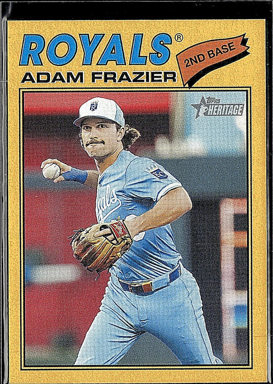 2026 Topps Heritage #262 Adam Frazier Dark Yellow