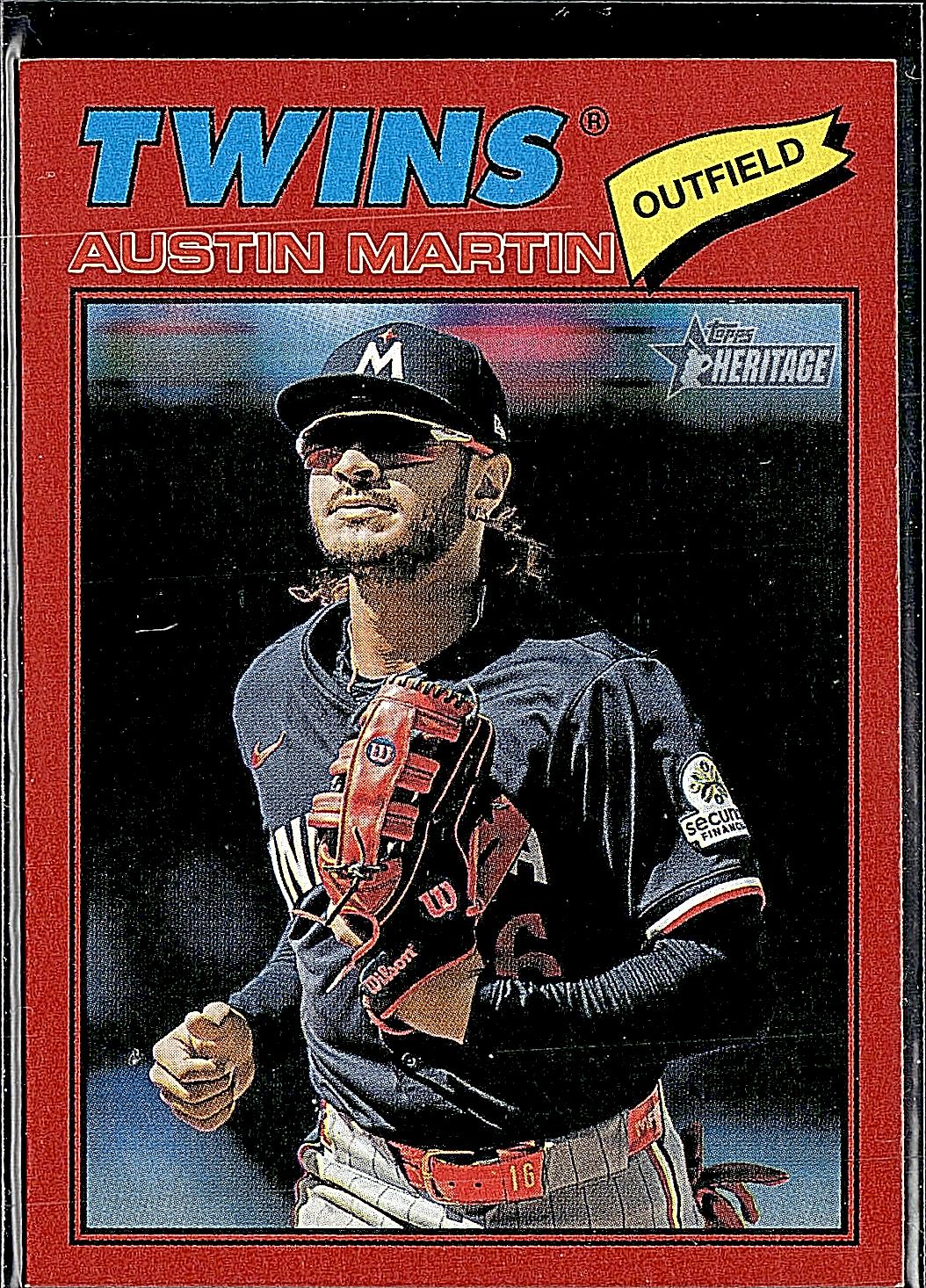 2026 Topps Heritage #44 Austin Martin red