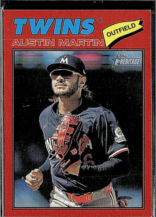 2026 Topps Heritage #44 Austin Martin red