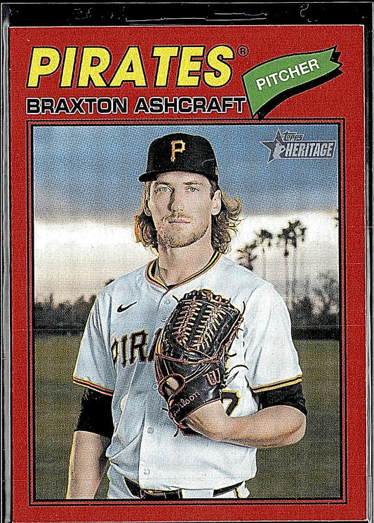 2026 Topps Heritage #134 Braxton Ashcraft Red