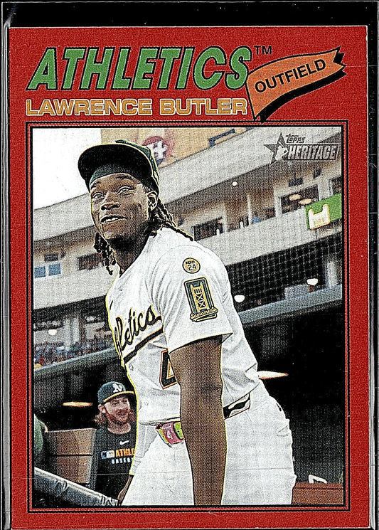 2026 Topps Heritage #94 Lawrence Butler Red