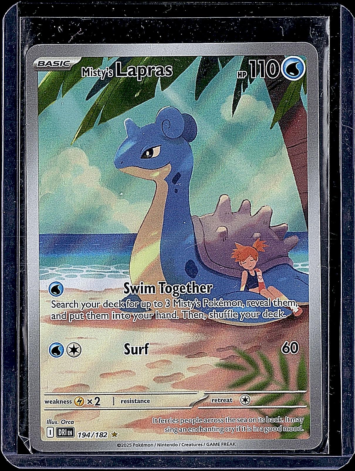 SV10: Destined Rivals #194/182 Misty's Lapras