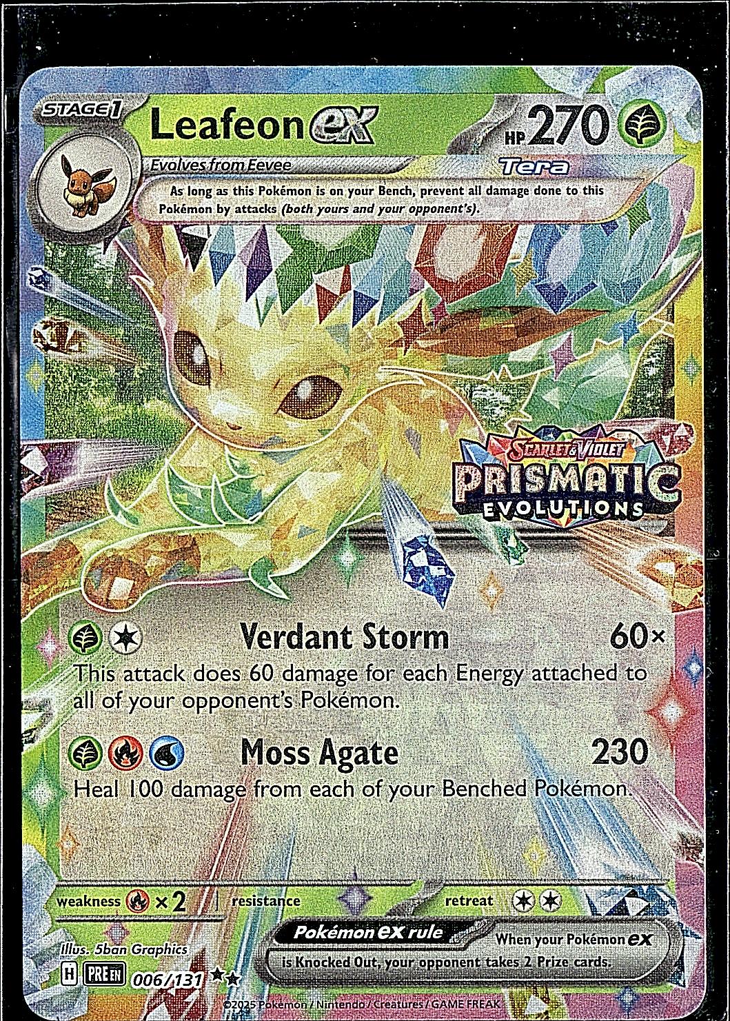 Miscellaneous Cards & Products #006/131 Leafeon ex