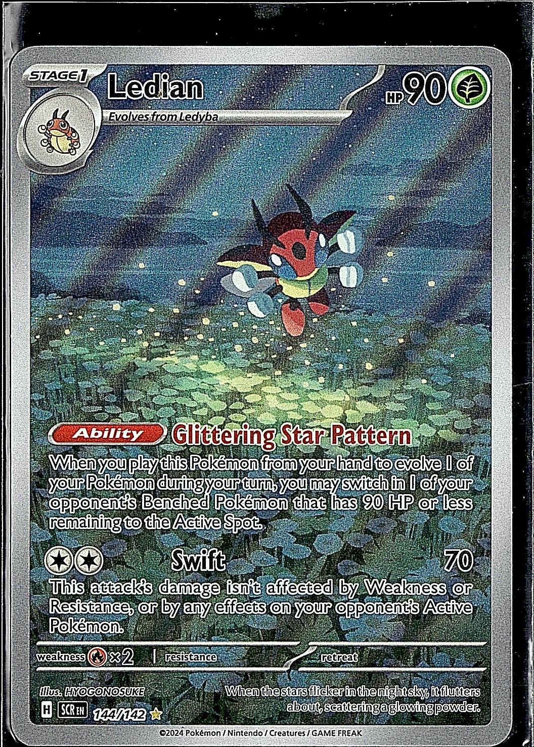 SV07: Stellar Crown #144/142 Ledian