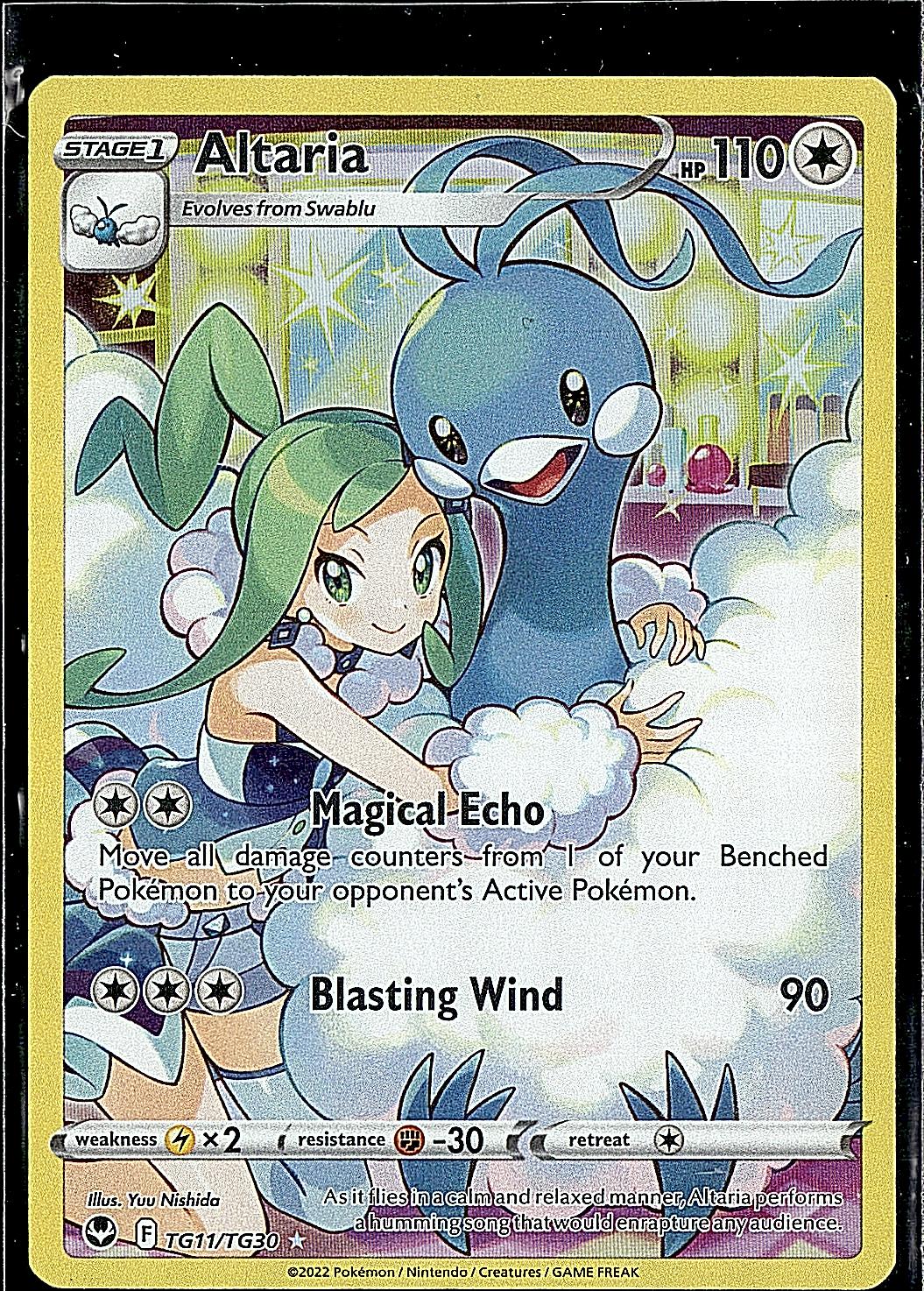 SWSH12: Silver Tempest Trainer Gallery #TG11/TG30 Altaria