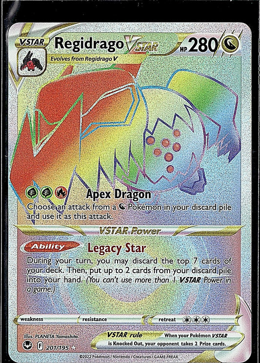 SWSH12: Silver Tempest #201/195 Regidrago VSTAR (Secret)