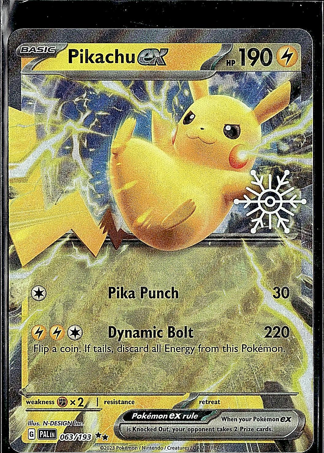SV02: Paldea Evolved #063/193 Pikachu ex