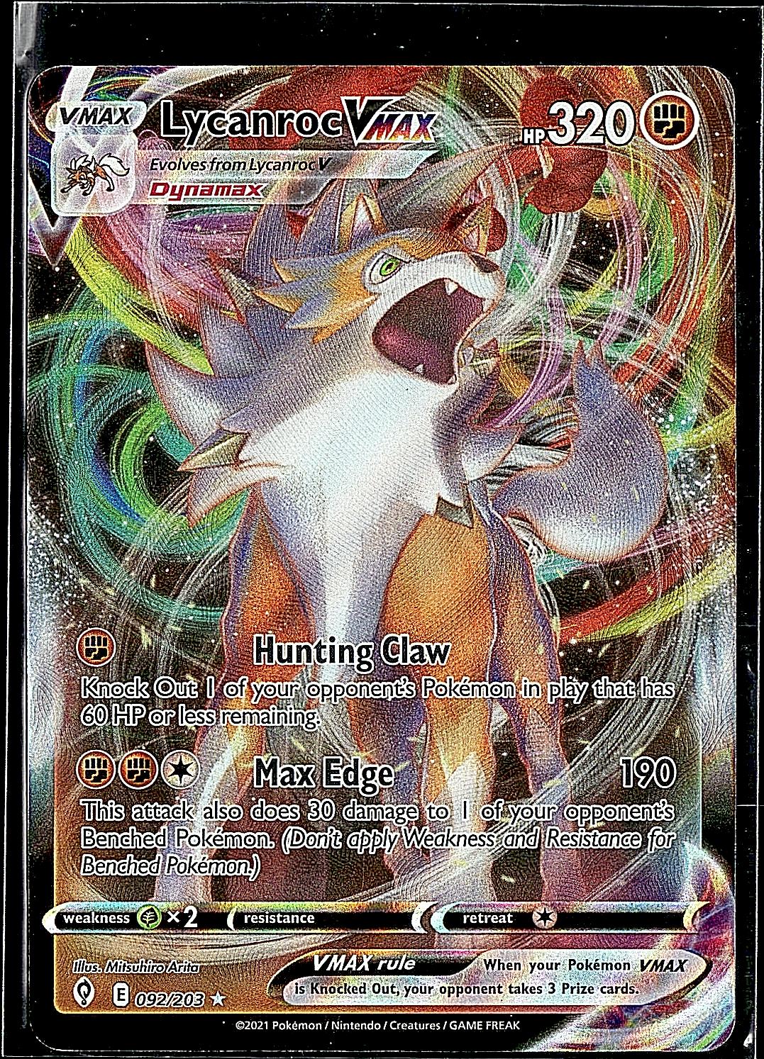 S7D: Skyscraping Perfection #025/067 Lycanroc VMAX