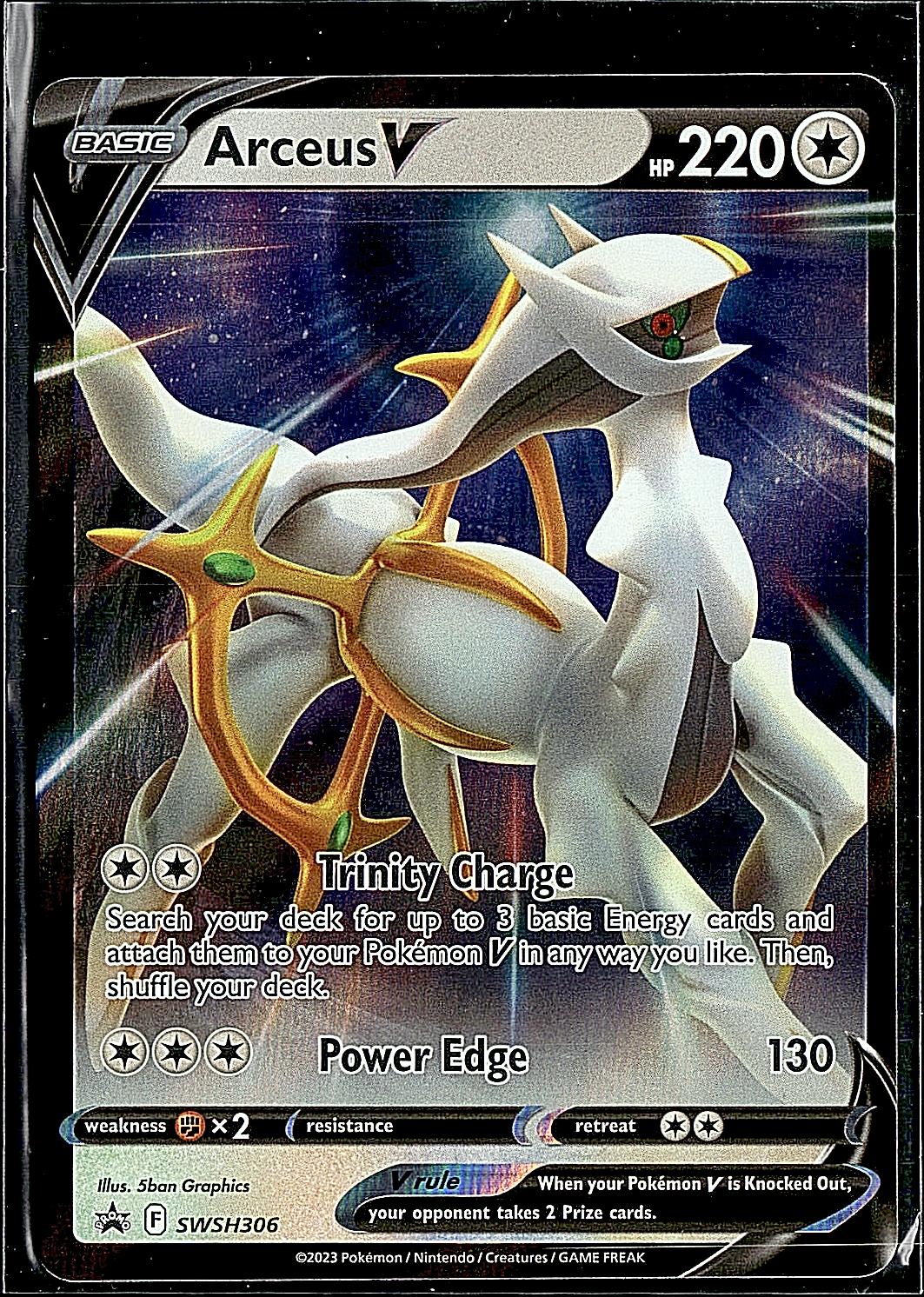 SWSH: Sword & Shield Promo Cards #SWSH306 Arceus V