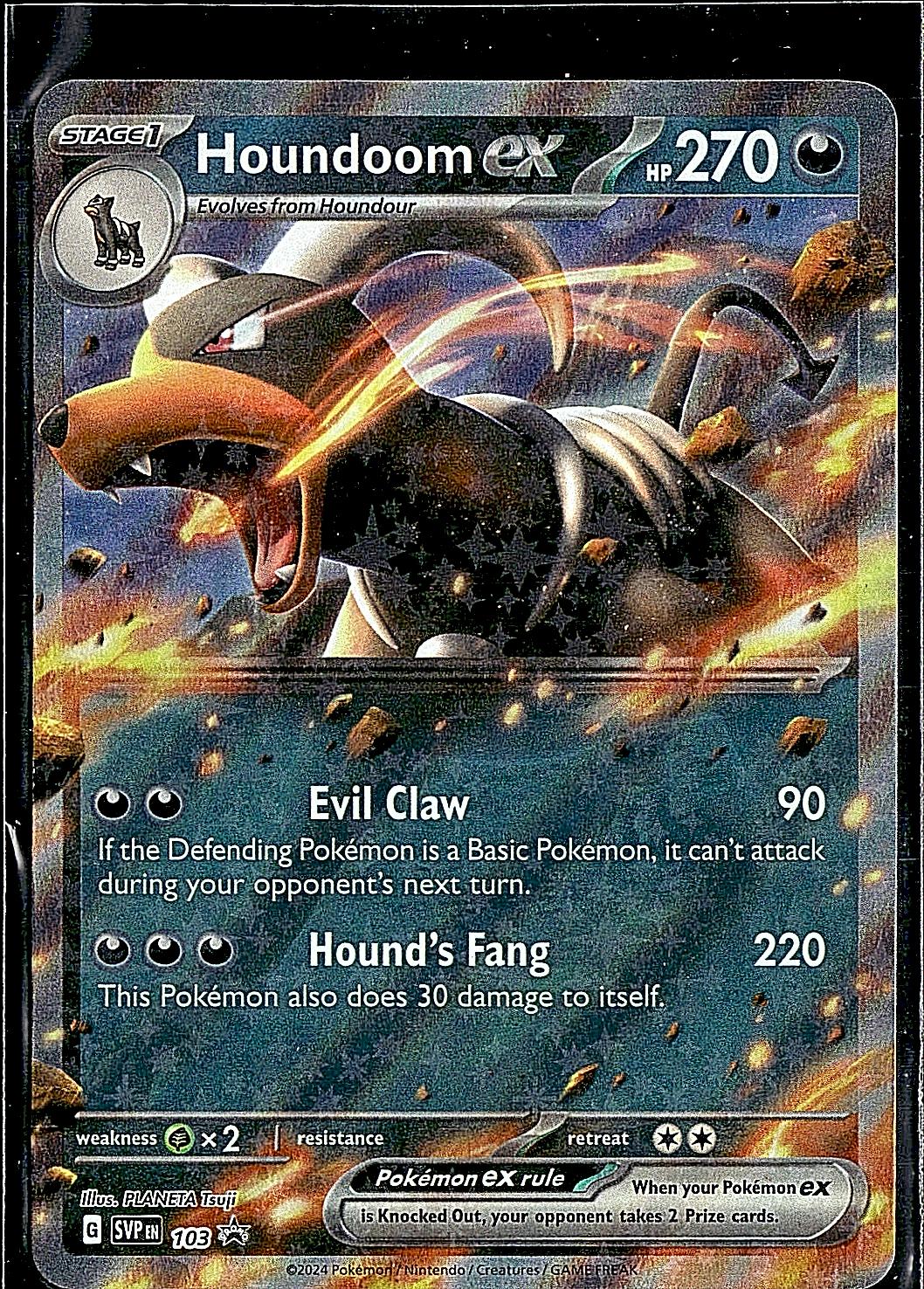 SV: Scarlet & Violet Promo Cards #103 Houndoom ex