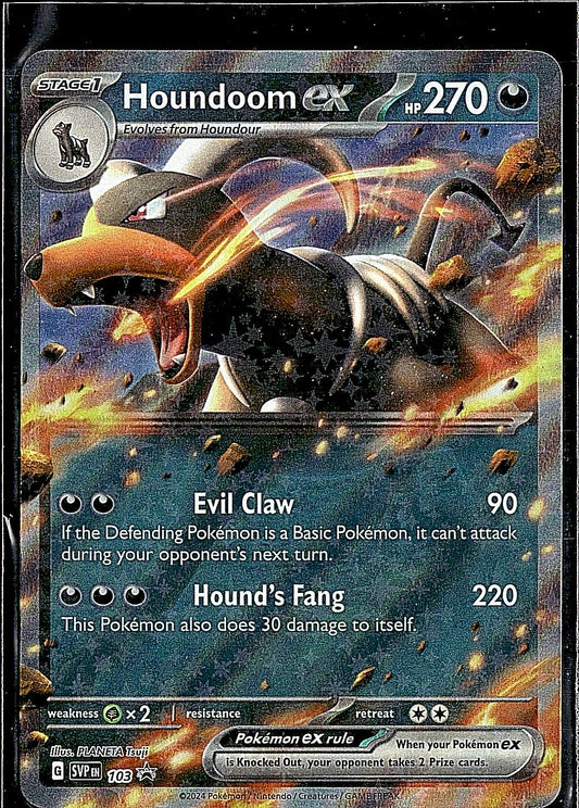 SV: Scarlet & Violet Promo Cards #103 Houndoom ex