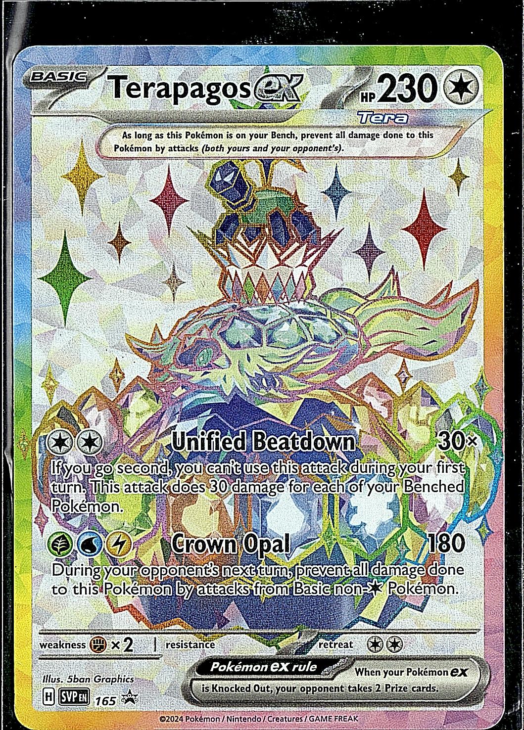 SV: Scarlet & Violet Promo Cards #165 Terapagos ex