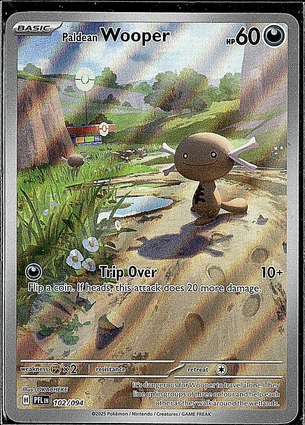 ME02: Phantasmal Flames #102/094 Paldean Wooper