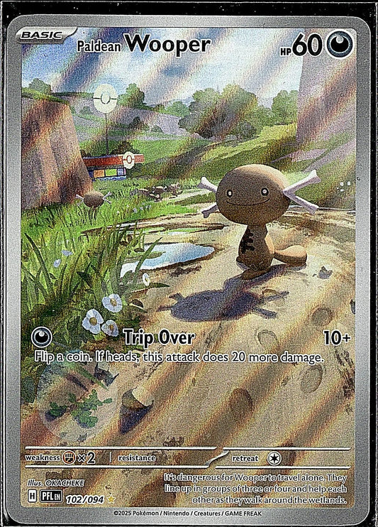 ME02: Phantasmal Flames #102/094 Paldean Wooper