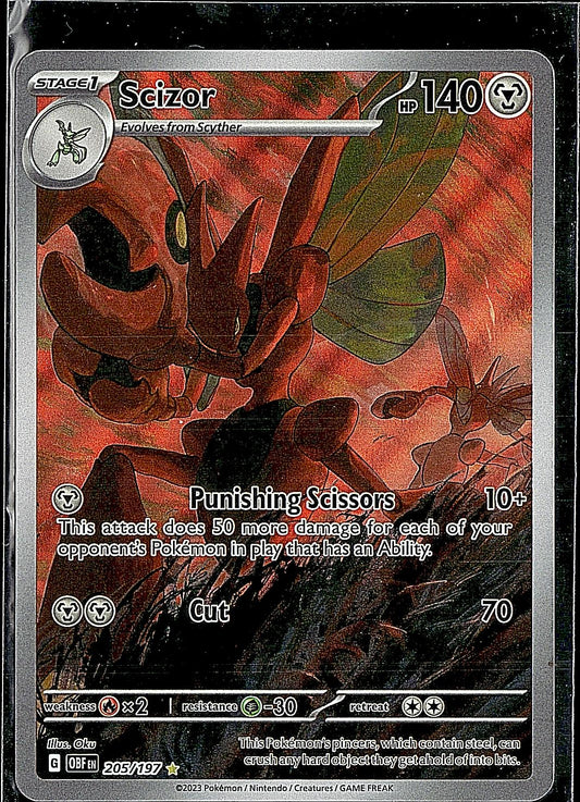 SV03: Obsidian Flames #205/197 Scizor