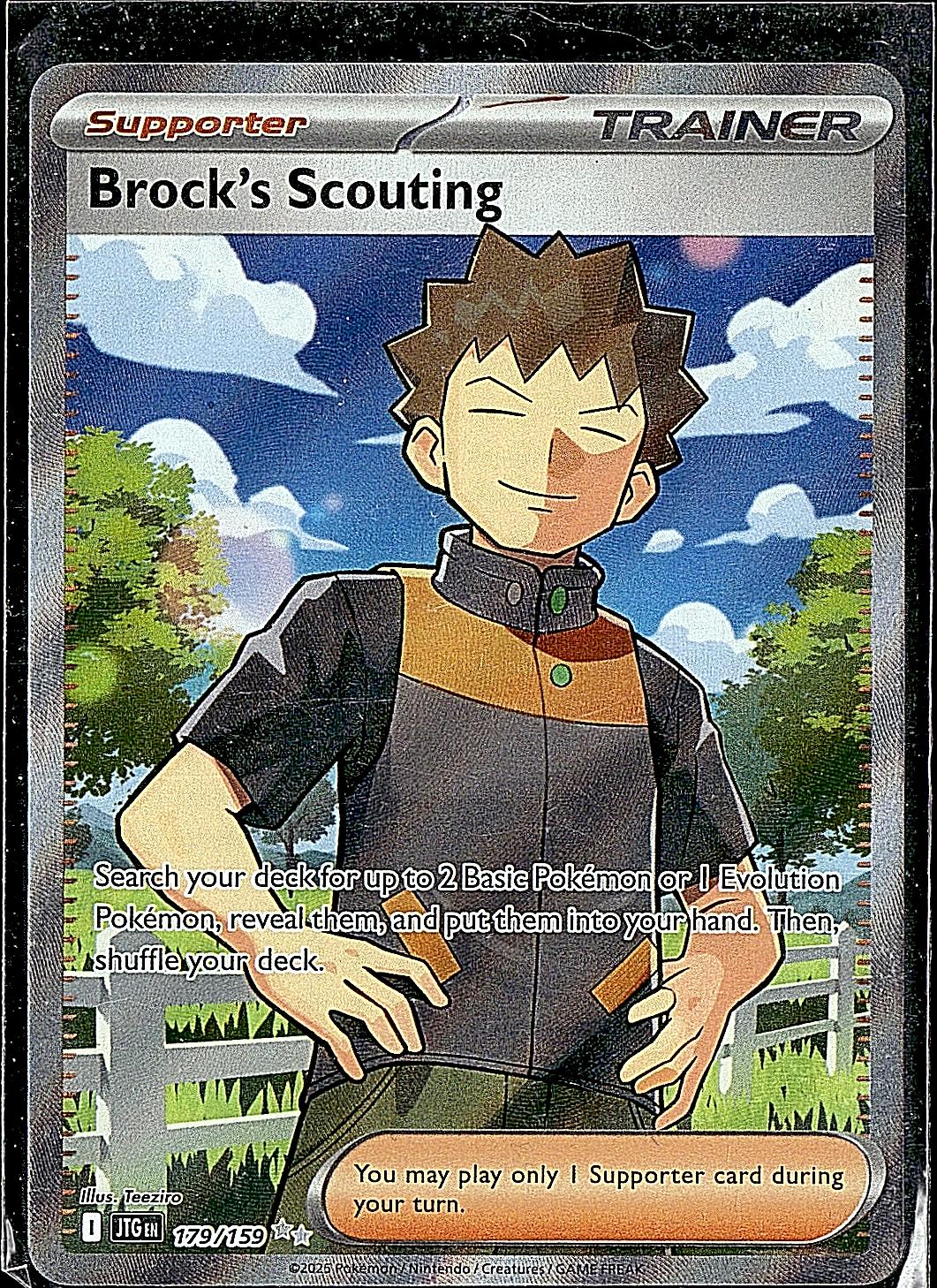 SV09: Journey Together #179/159 Brock's Scouting