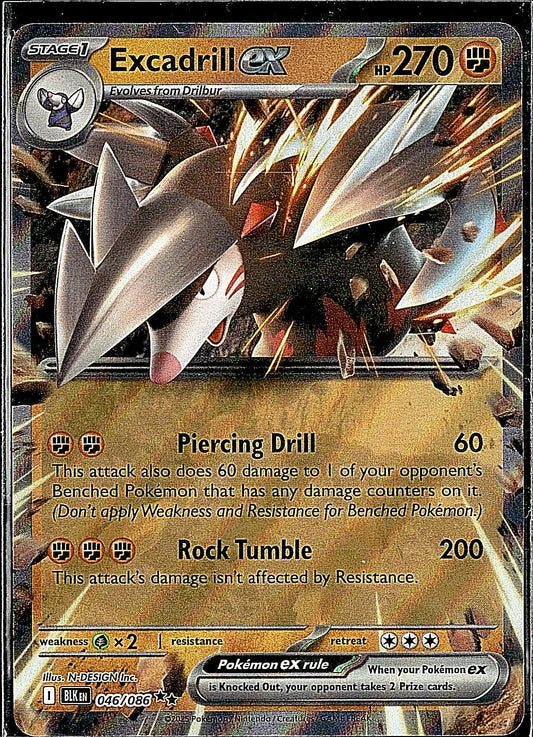 SV: Black Bolt #046/086 Excadrill ex