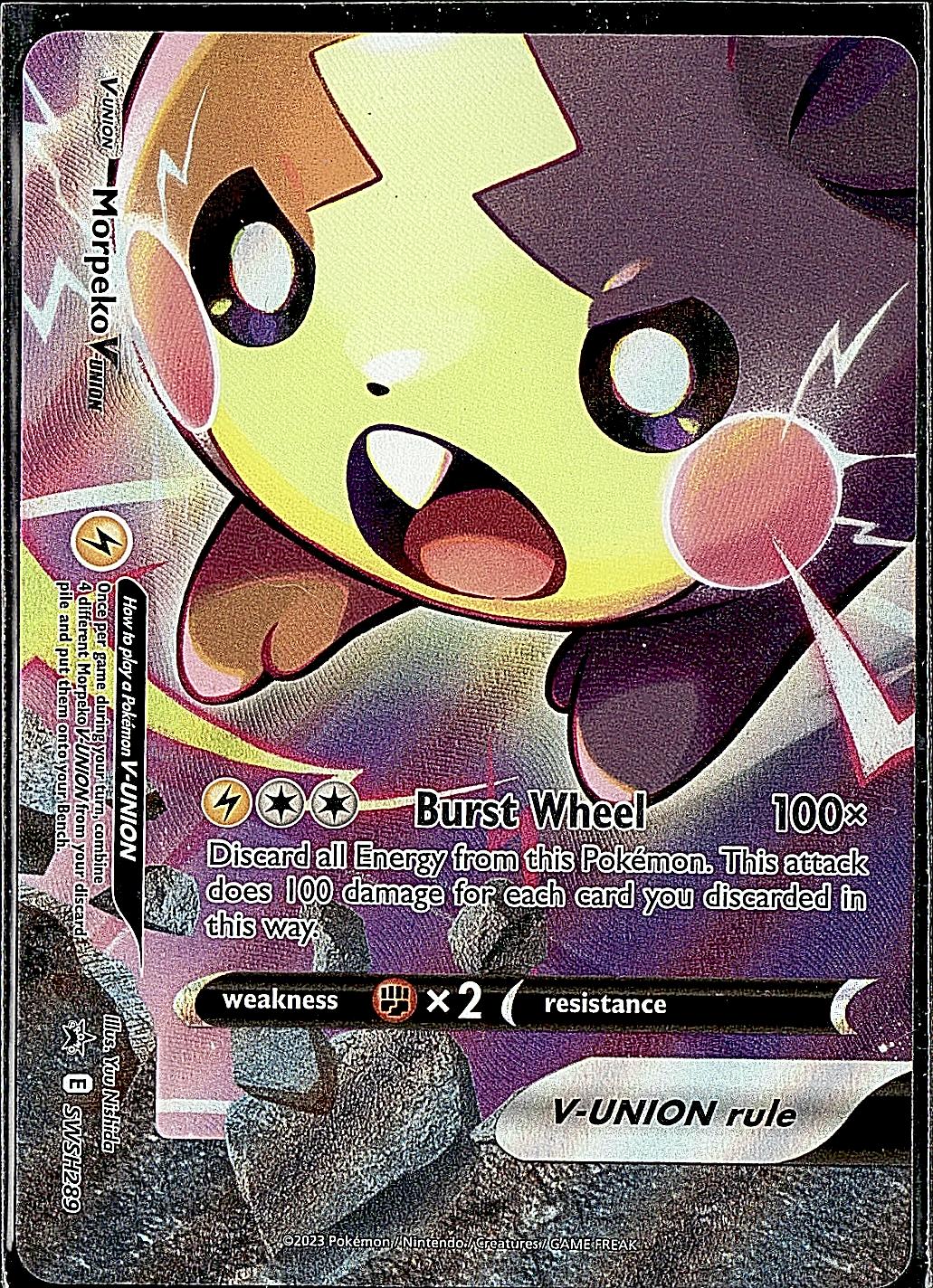 SWSH: Sword & Shield Promo Cards #SWSH289 Morpeko V-Union