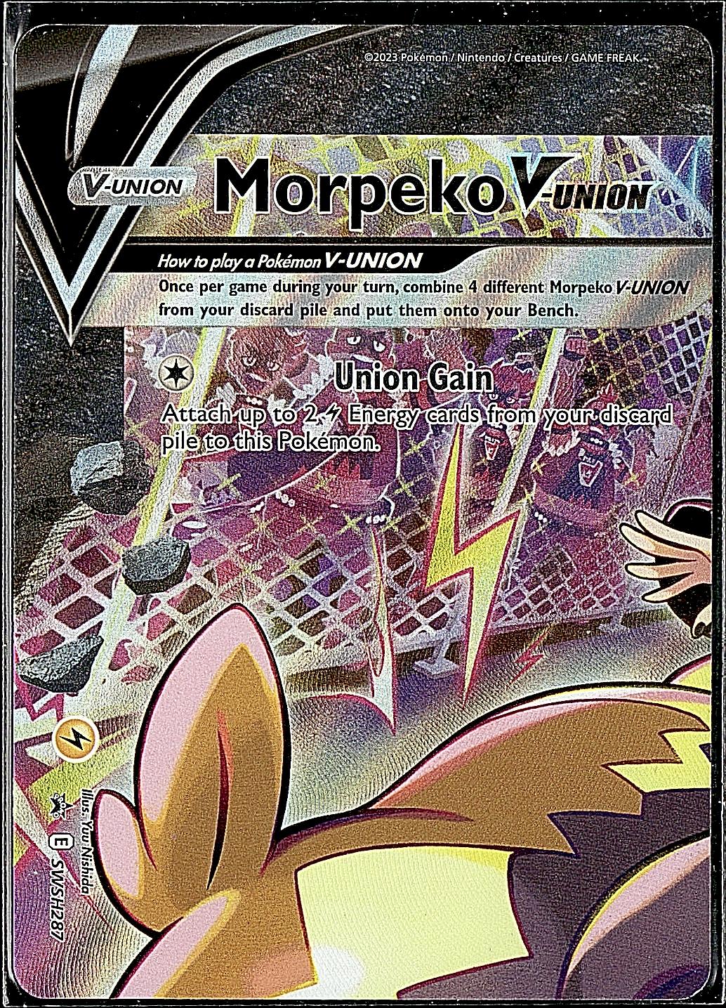 SWSH: Sword & Shield Promo Cards #SWSH287 Morpeko V-Union
