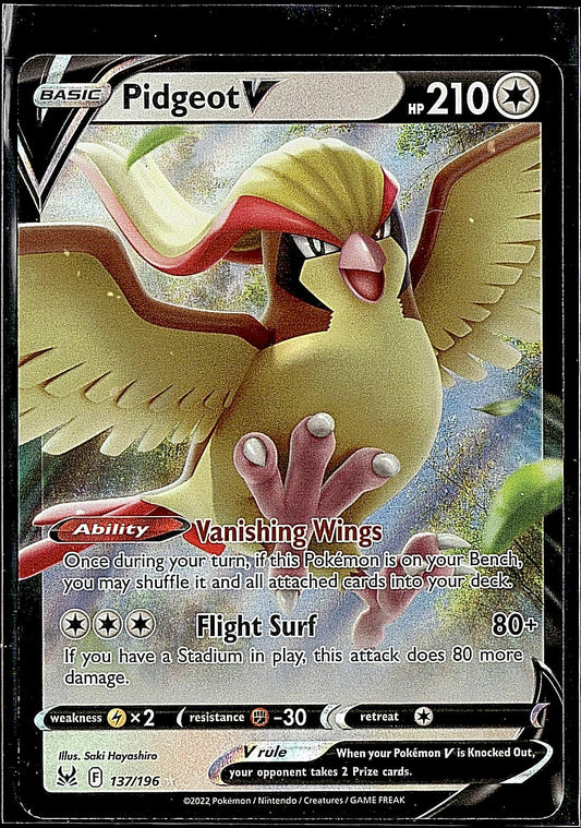 SWSH11: Lost Origin #137/196 Pidgeot V