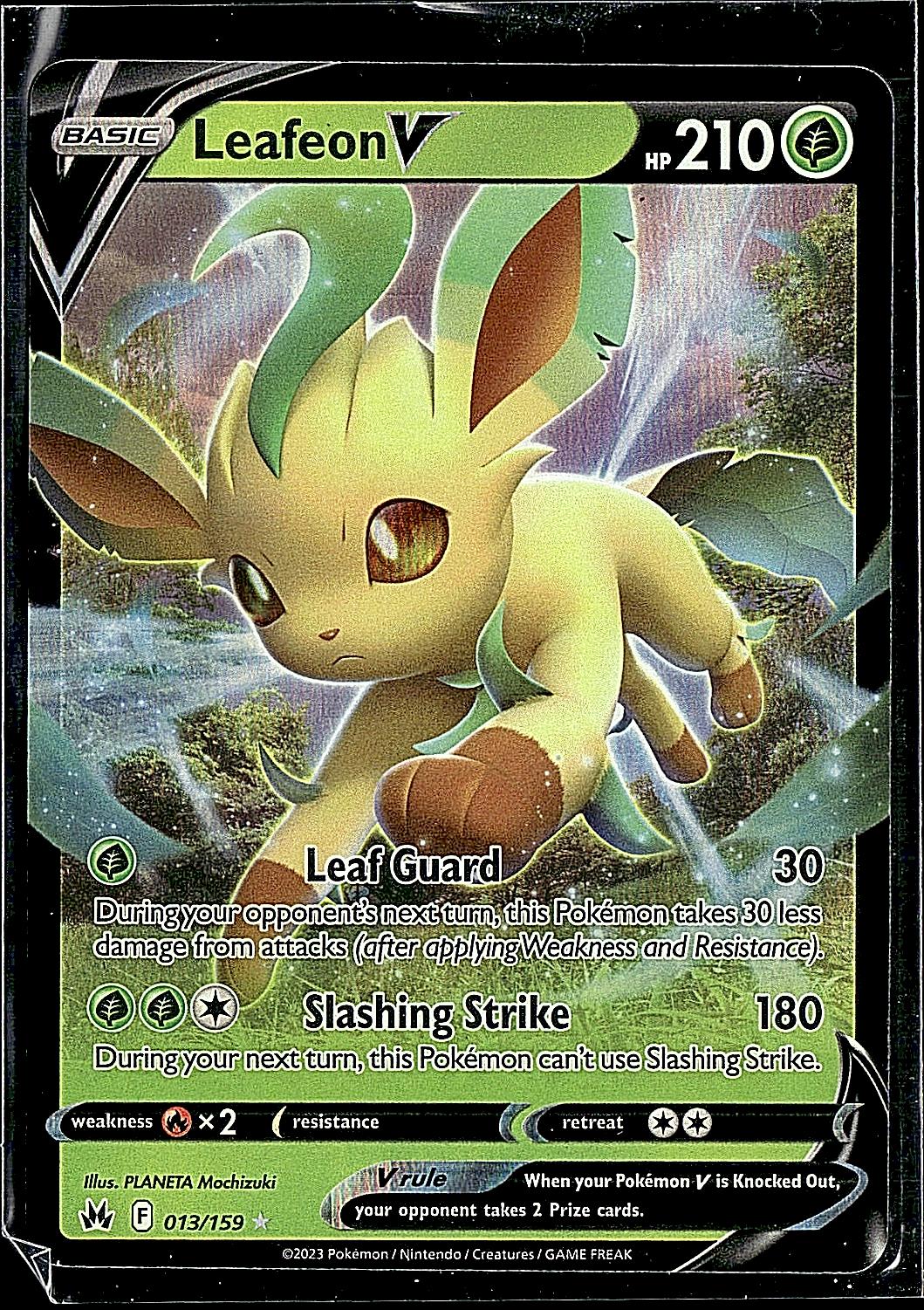 SWSH: Crown Zenith #013/159 Leafeon V