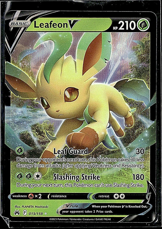 SWSH: Crown Zenith #013/159 Leafeon V