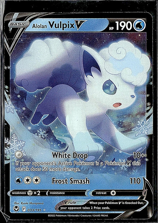 Miscellaneous Cards & Products #033/195 Alolan Vulpix V