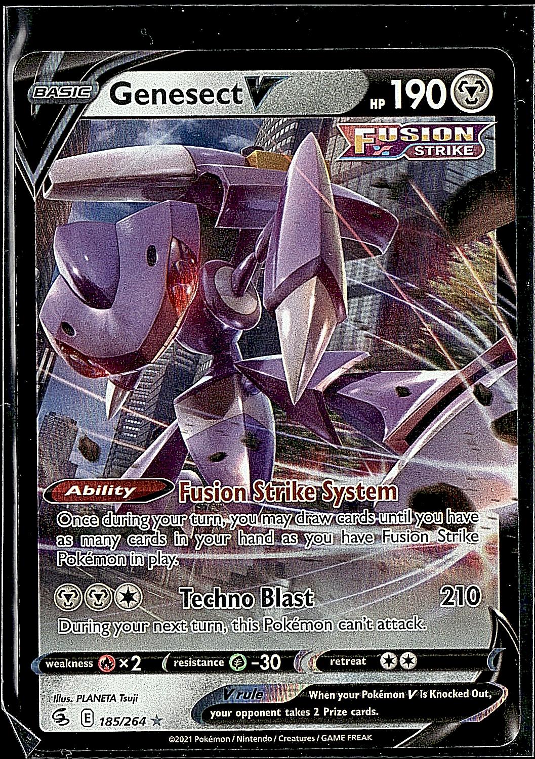 SWSH08: Fusion Strike #185/264 Genesect V