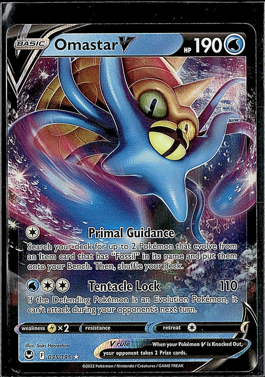 SWSH12: Silver Tempest #035/195 Omastar V