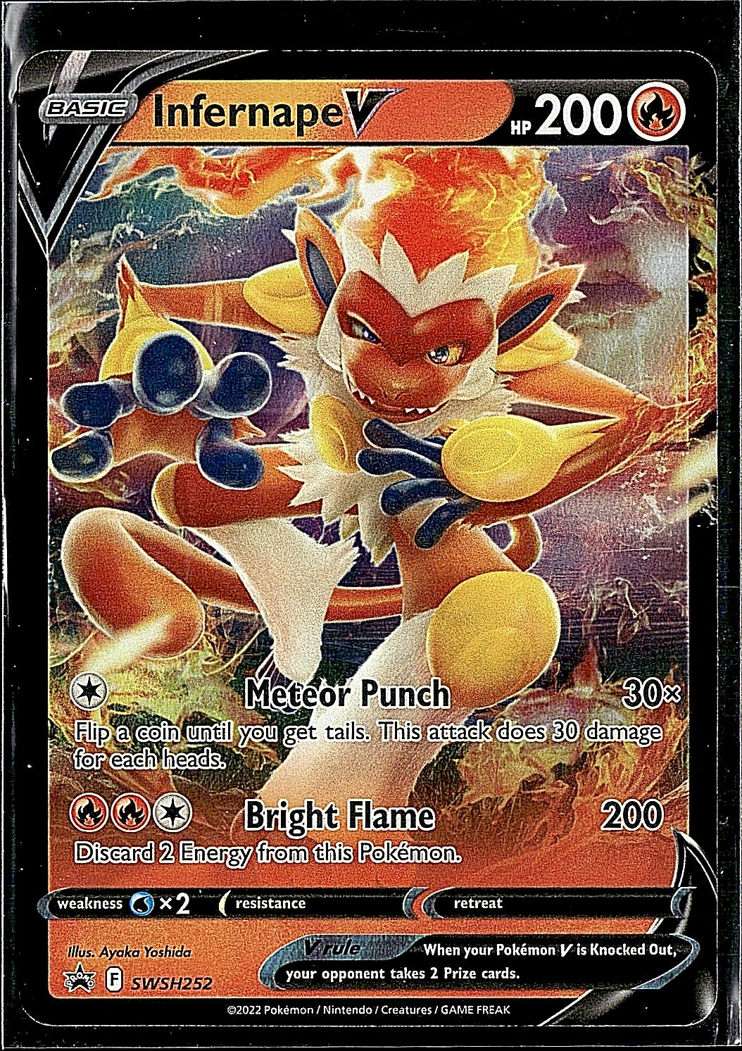 SWSH: Sword & Shield Promo Cards #SWSH252 Infernape V