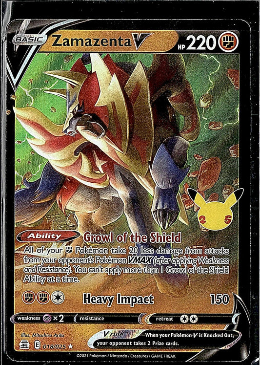 Celebrations #018/025 Zamazenta V