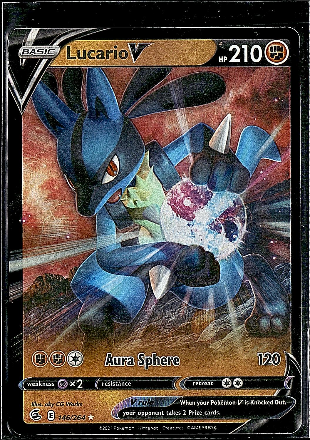 SWSH08: Fusion Strike #146/264 Lucario V