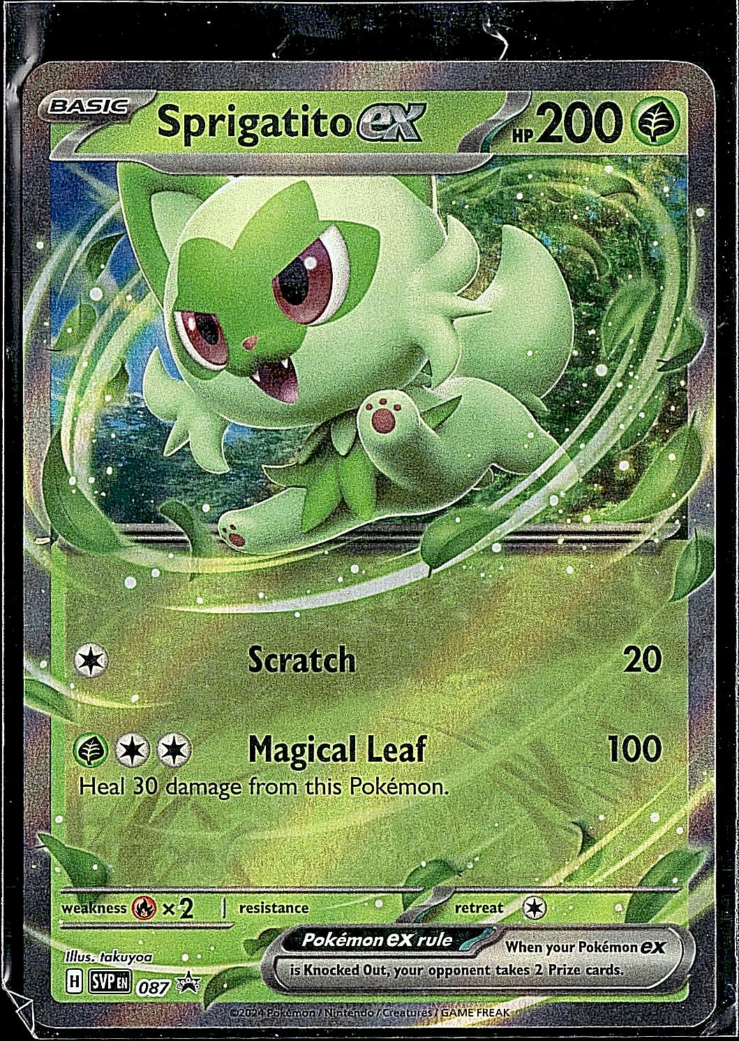 SV: Scarlet & Violet Promo Cards #087 Sprigatito ex