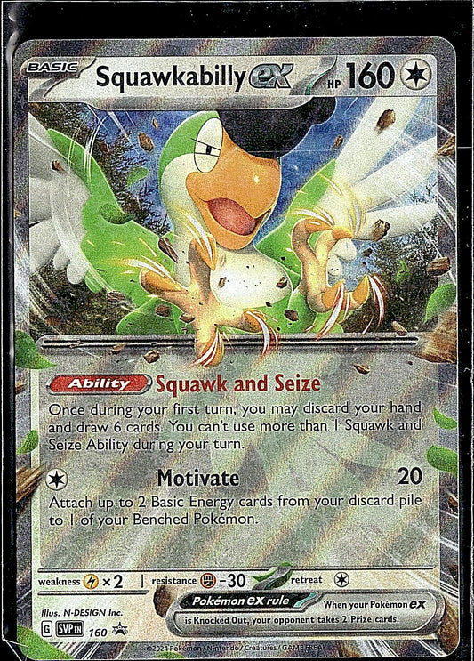 SV: Scarlet & Violet Promo Cards #160 Squawkabilly ex
