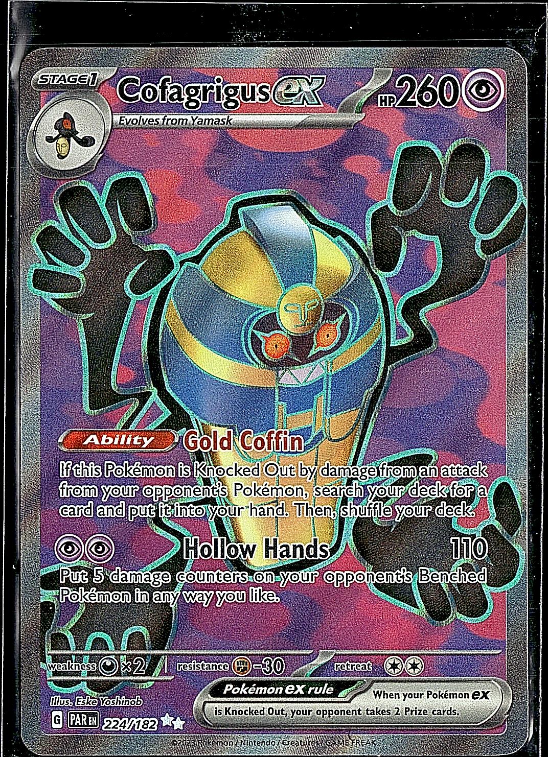 SV04: Paradox Rift #224/182 Cofagrigus ex