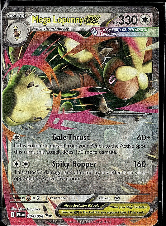ME02: Phantasmal Flames #084/094 Mega Lopunny ex