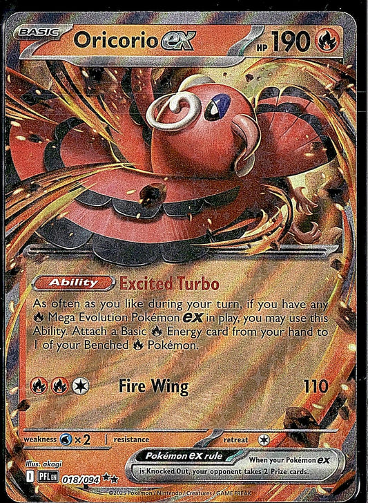 ME02: Phantasmal Flames #018/094 Oricorio ex